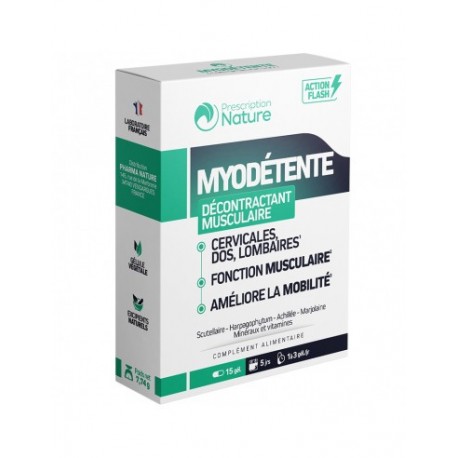 myodétente - 15 gélules - Prescription Nature