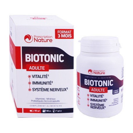 Biotonic Adulte - 90 gélules - Prescription Nature