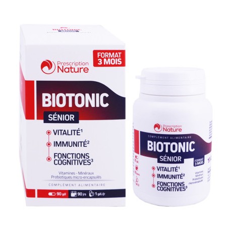 Biotonic Sénior - 90 gélules - Prescription Nature