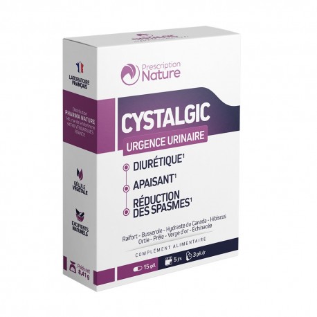 cystalgic - 15 gélules - Prescription Nature