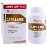 Capillaire cheveux et ongles - 120 gélules - Prescription Nature