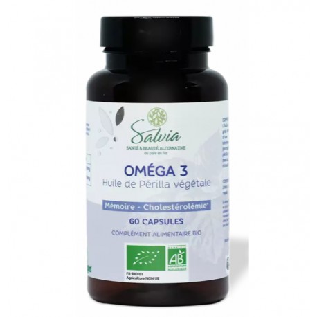 Huile de périlla - Vegan 3 - Salvia - 90 gélules