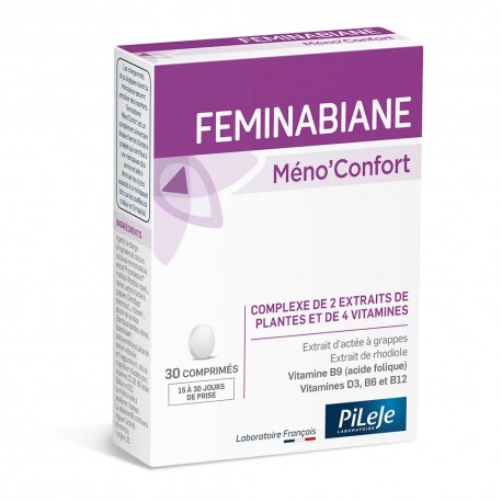 Feminabiane - méno'confort - 30 comprimés - pileje