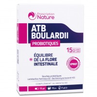 ATB Boulardii Probiotiques- 15 gélules- Prescription Nature