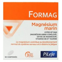 Formag - Magnésium marin - 90 comprimés - pileje