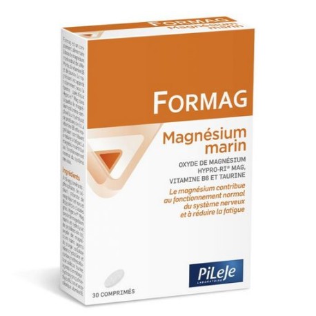 Formag - Magnésium marin - 30 comprimés - pileje