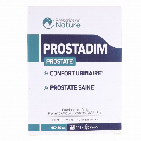 Prostadim - 30 gélules - prescription nature