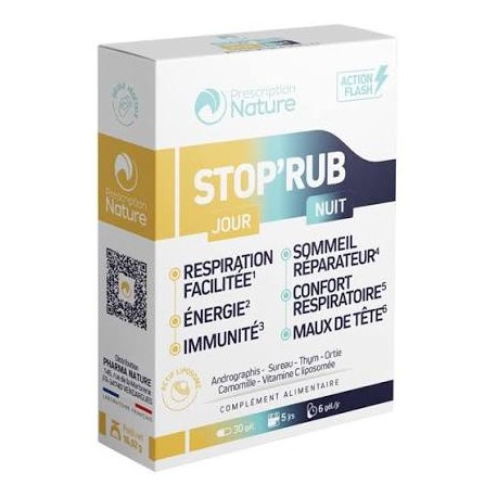 Stoprub Jour/Nuit - 30gélules - Prescription Nature